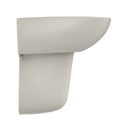 TOTO LHT241G#12 Supreme Oval Wall-Mount Bathroom Sink With Cefiontect And Shroud For Single Hole Faucets - Sedona Beige
