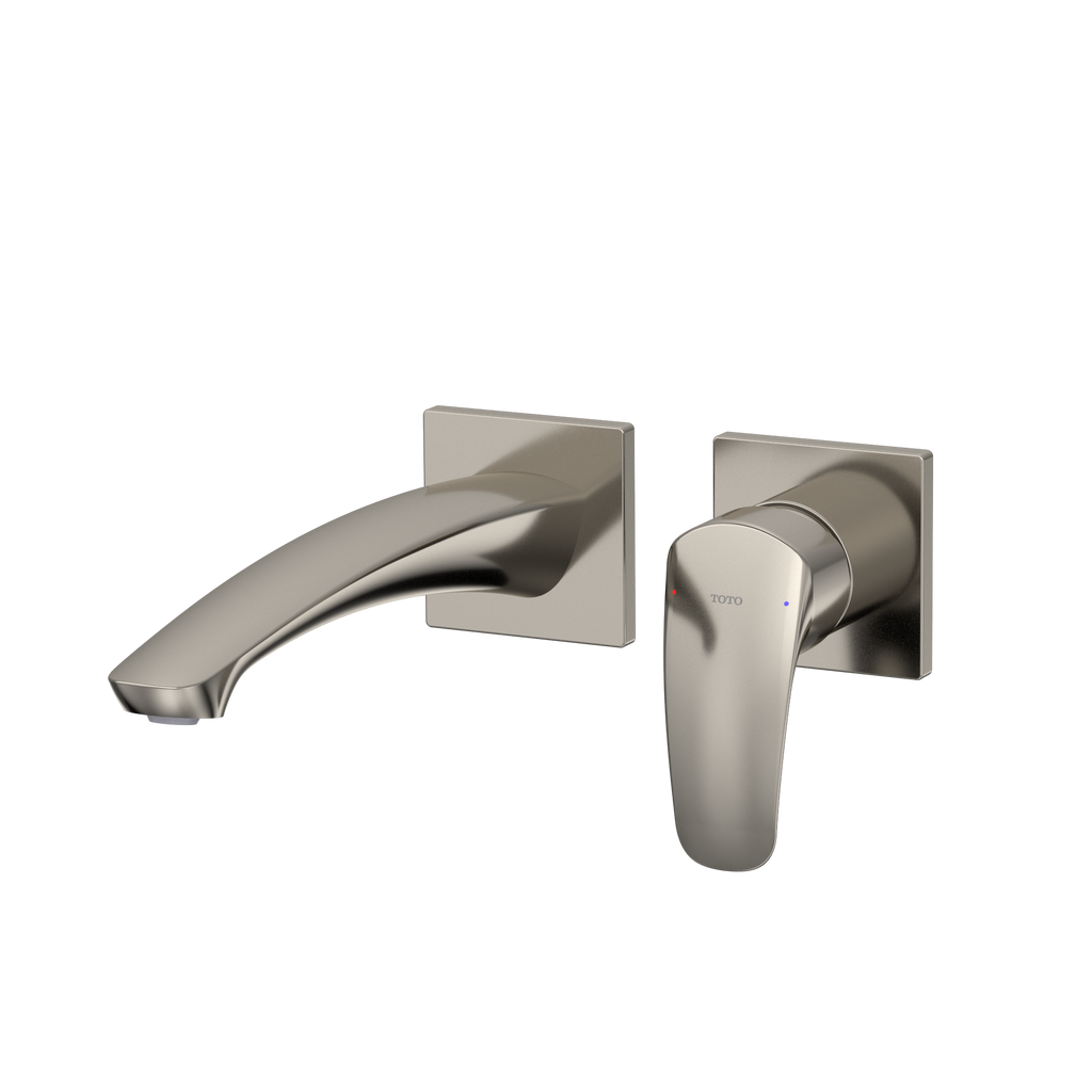 TOTO TLG09308U#PN Gm 1.2 Gpm Wall-Mount Single-Handle Long Bathroom Faucet With Comfort Glide Technology - Polished Nickel