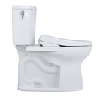 TOTO MW4544736CUFGA#01 Washlet+ Drake Ii 1G Two-Piece Elongated 1.0 Gpf Toilet With Auto Flush Washlet+ S7A Contemporary Bidet Seat - Cotton White