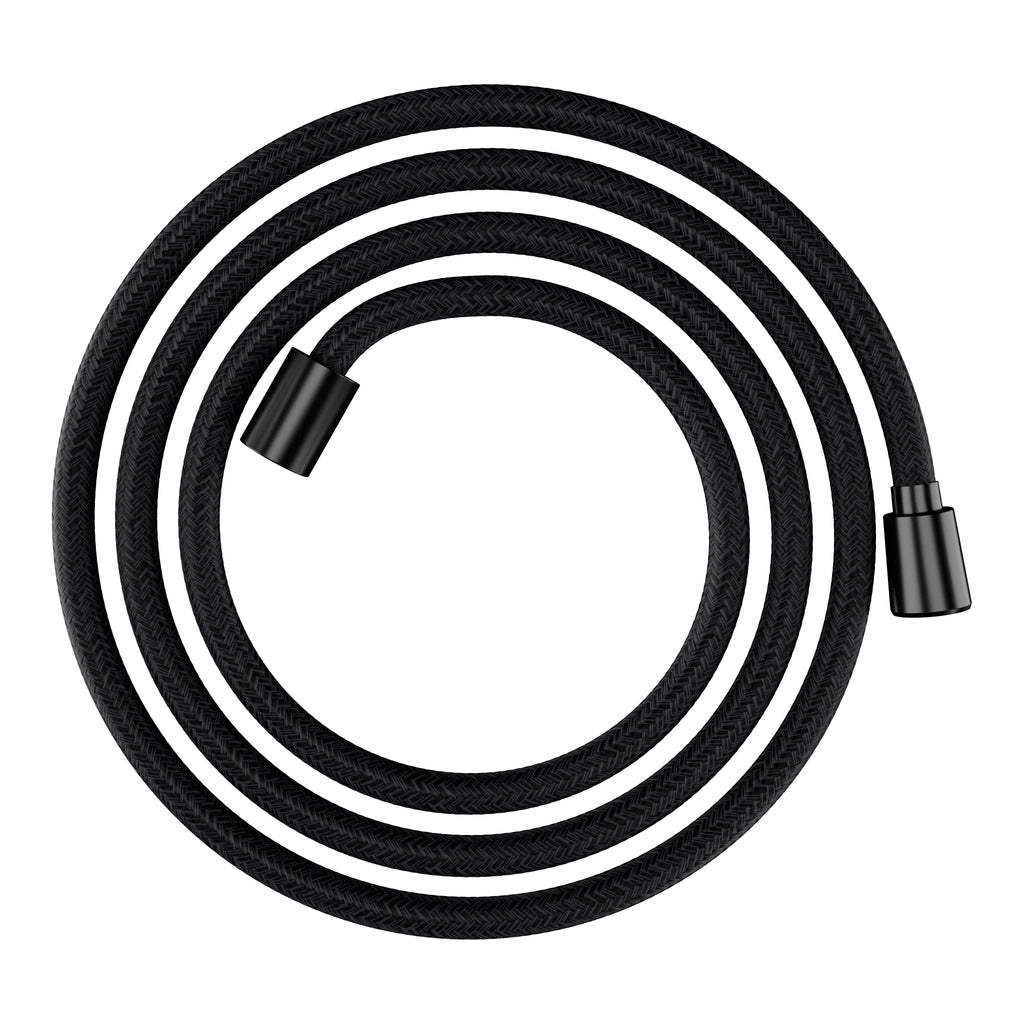 HANSGROHE 28230340 DesignFlex Textile Handshower Hose, 80" - Brushed Black Chrome