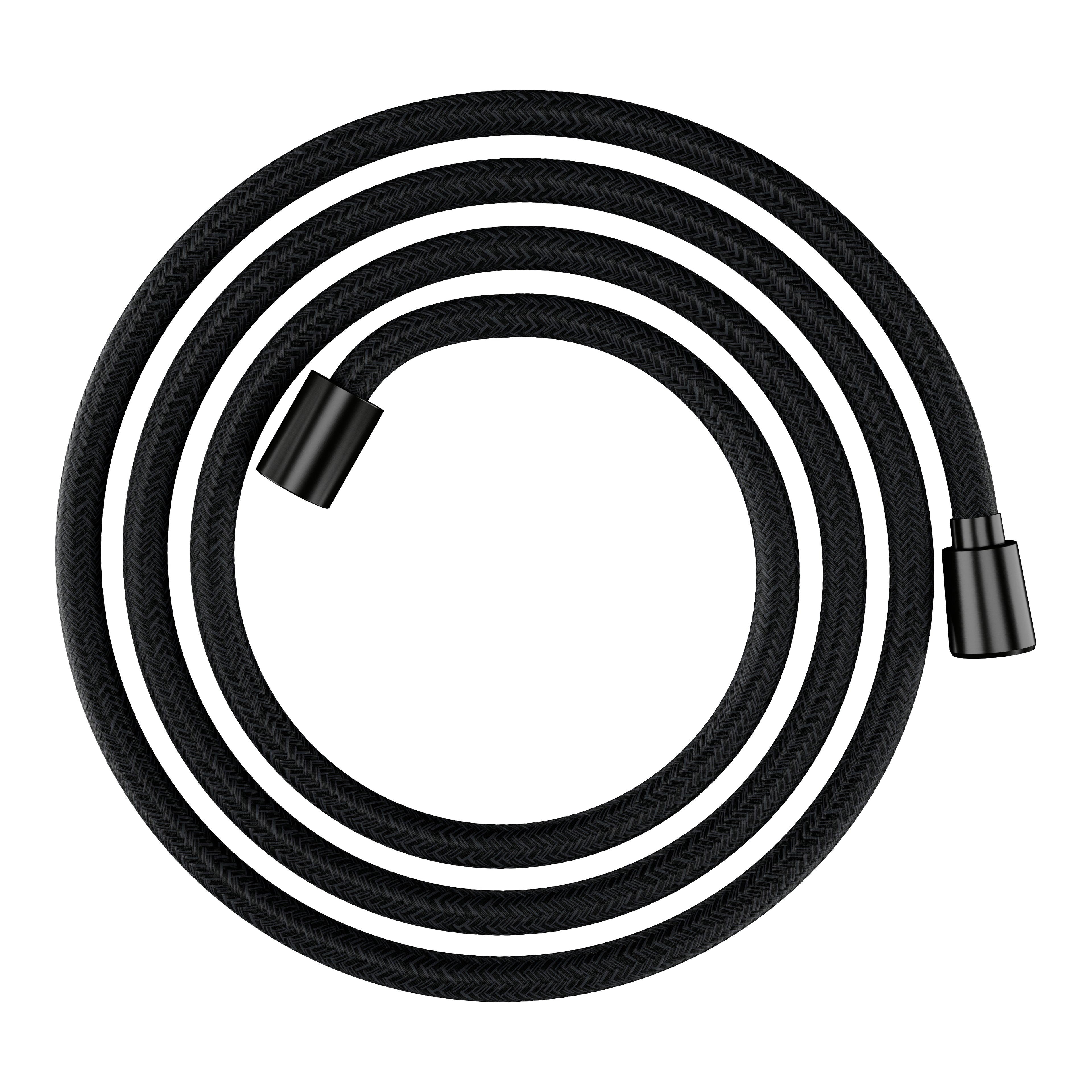 HANSGROHE 28230340 DesignFlex Textile Handshower Hose, 80" - Brushed Black Chrome