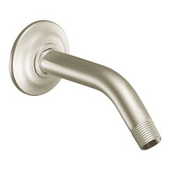 MOEN CL10154BN Chrome 6" Shower Arm & Flange - Brushed Nickel
