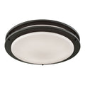 THOMAS CL782021 Clarion 15'' Wide 1-Light Flush Mount - Oil Rubbed Bronze