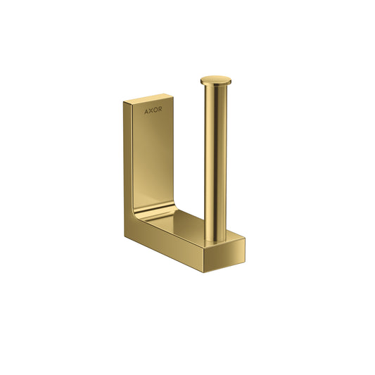 AXOR Universal Rectangular  Spare Roll Holder in Polished Gold Optic