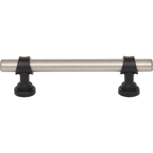 TOP KNOBS M2707 Bit 3 3/4" Center to Center Bar Pull - Pewter Antique and Flat Black