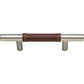 ATLAS 280-OW-BRN Zanzibar 3" Center to Center Bar Pull - Brushed Nickel