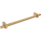 JEFFREY ALEXANDER 598-18SBZ Larkin Knurled Center 18" Center-to-Center Appliance Pull - Satin Bronze