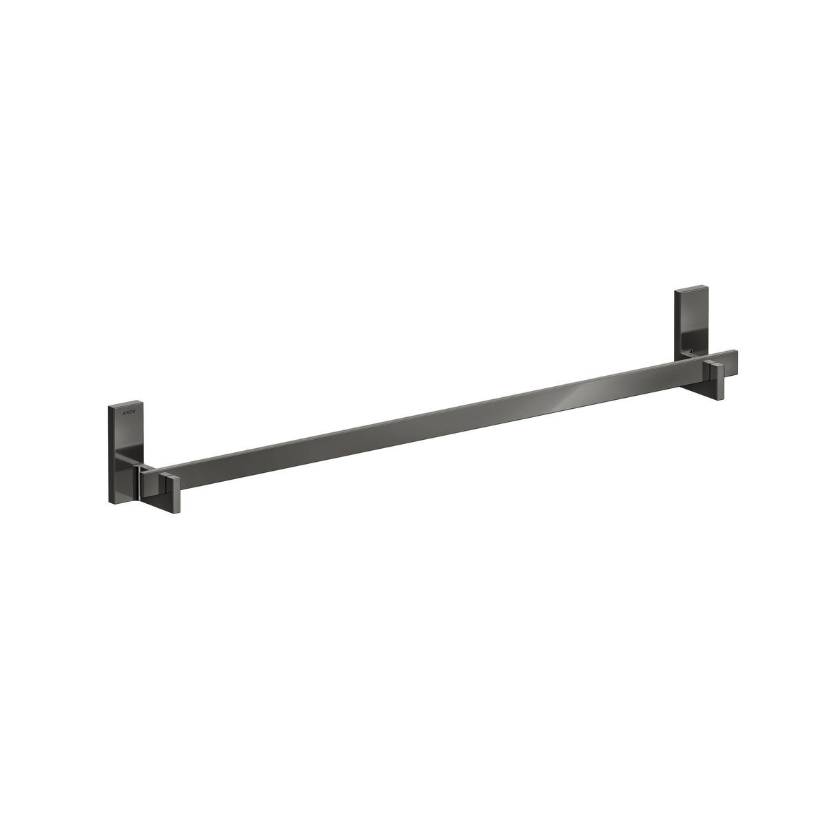 AXOR 42683330 Universal Rectangular Towel Bar, 32" - Polished Black Chrome
