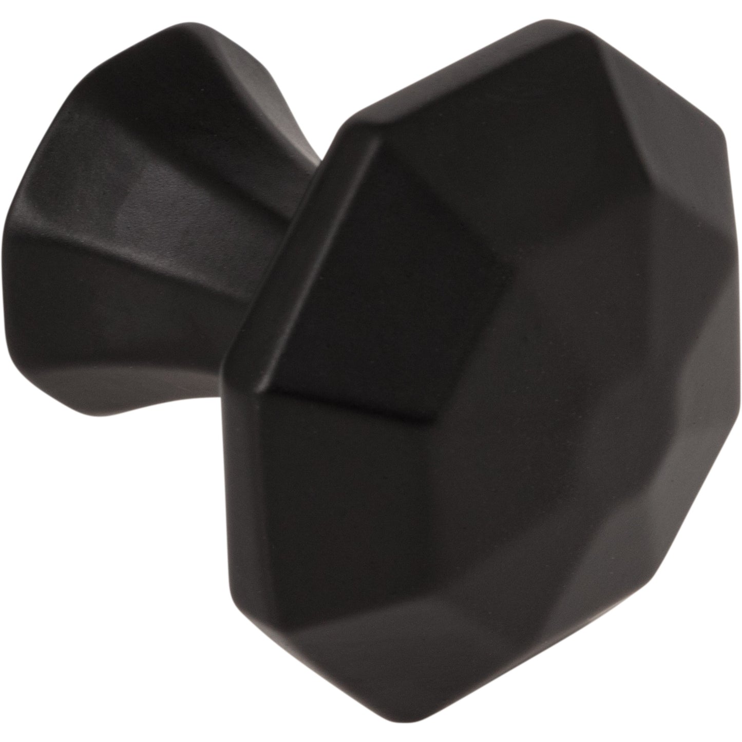 JEFFREY ALEXANDER 678MB Wheeler 1-1/4" Length Geometric Knob - Matte Black