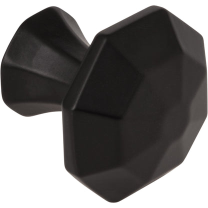 JEFFREY ALEXANDER 678MB Wheeler 1-1/4" Length Geometric Knob - Matte Black