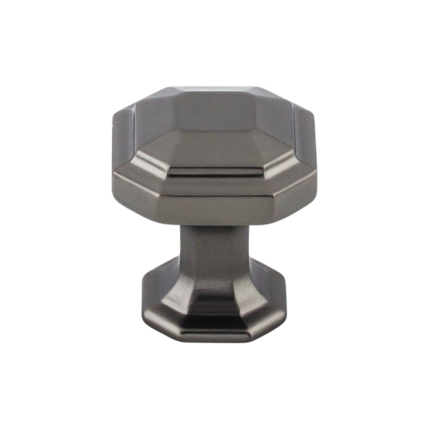 TOP KNOBS TK286AG Emerald 1 1/8" Diameter Round Knob - Ash Gray