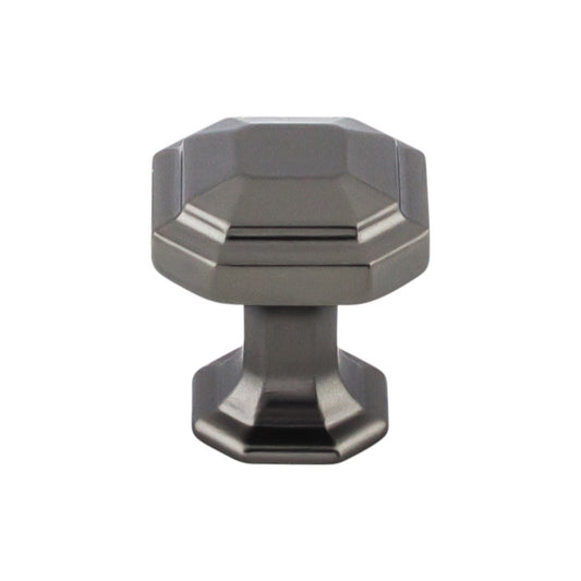 TOP KNOBS TK286AG Emerald 1 1/8" Diameter Round Knob - Ash Gray