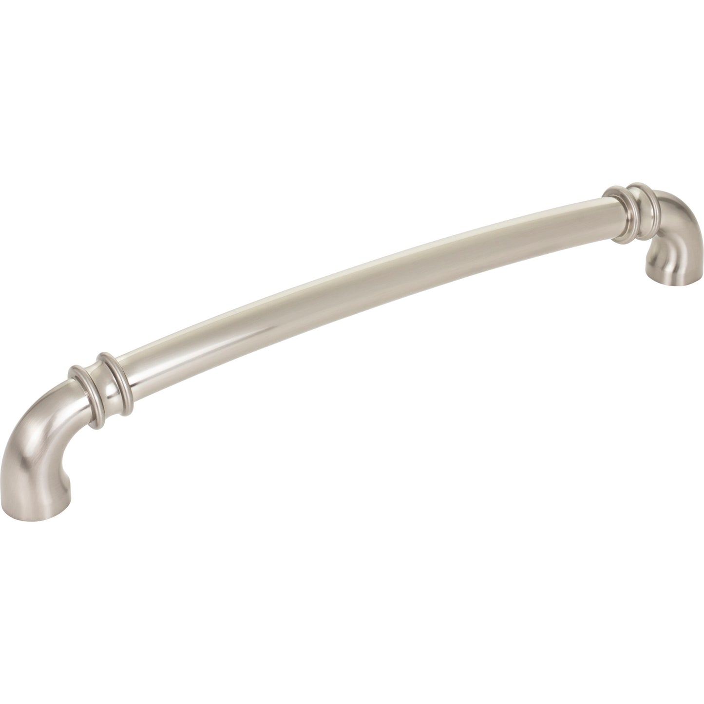 JEFFREY ALEXANDER 445-12SN Marie 12" Center-to-Center Appliance Pull - Satin Nickel