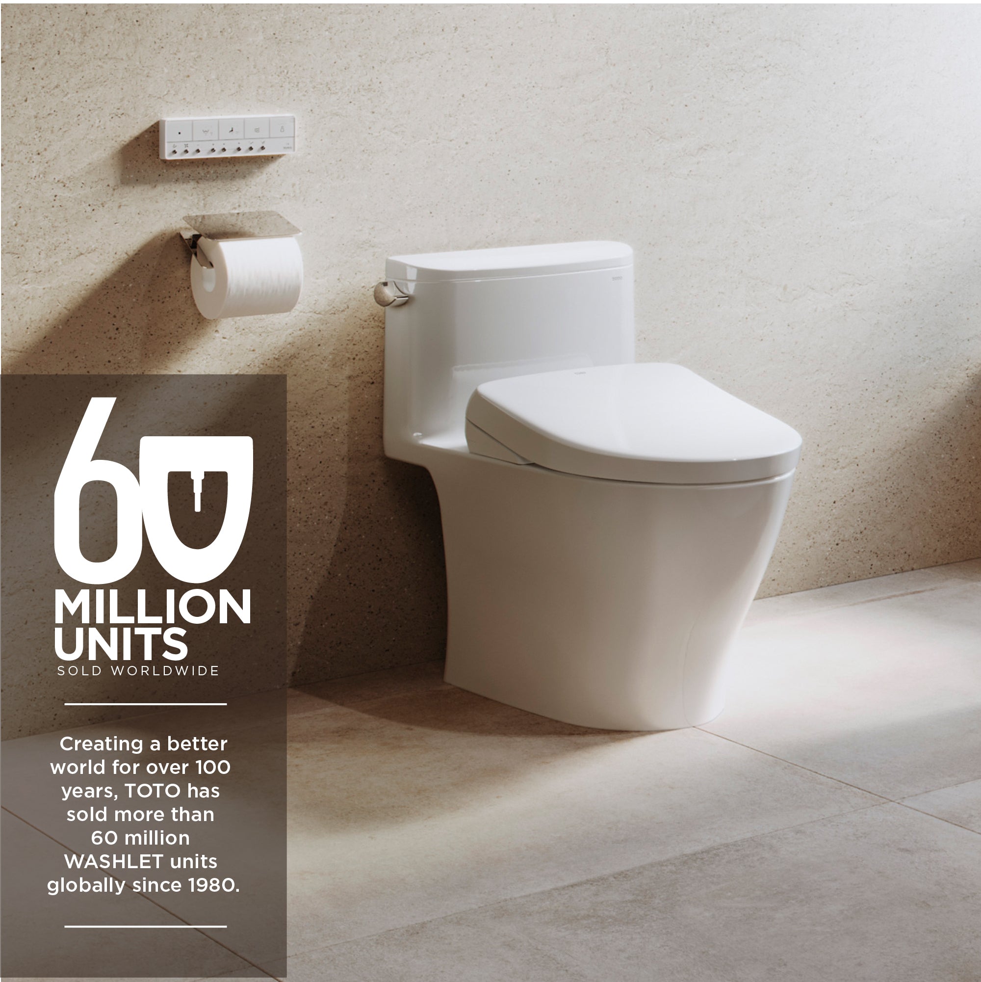 TOTO SW4726AT40#01 Washlet+ S7 Electronic Bidet Toilet Seat With Ewater+ Bowl And Wand Cleaning And Contemporary Lid - Cotton White
