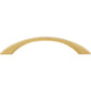 JEFFREY ALEXANDER 767-128BG Philip 128 mm Center-to-Center Arch Pull - Brushed Gold