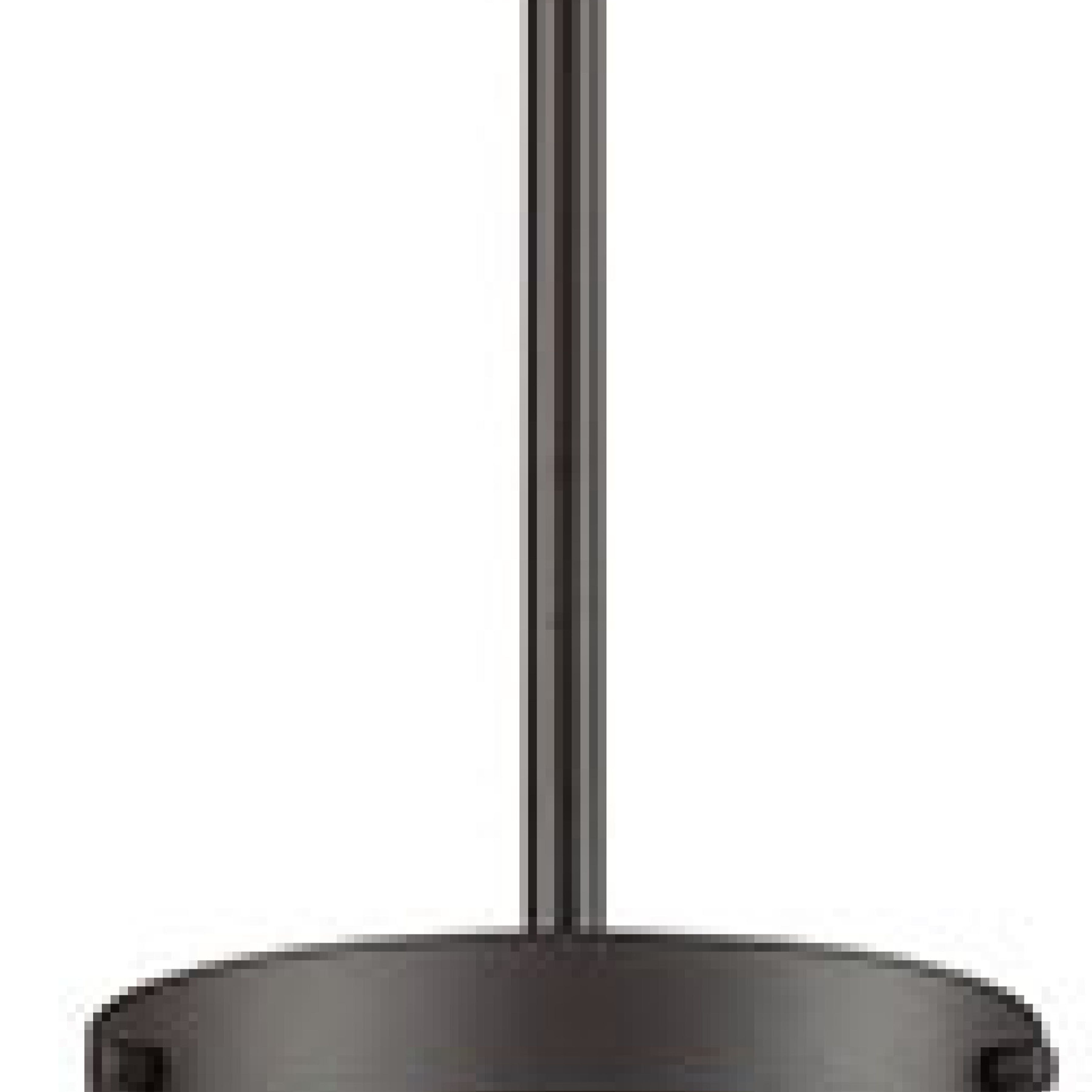 THOMAS CN120041 Beckett 12'' Wide 1-Light Mini Pendant - Oil Rubbed Bronze with White Glass
