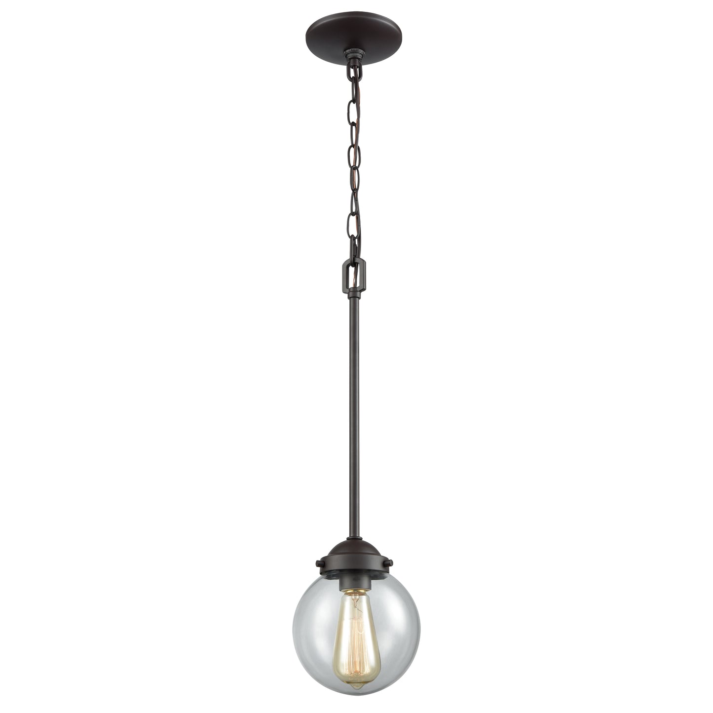 THOMAS CN129151 Beckett 6'' Wide 1-Light Mini Pendant - Oil Rubbed Bronze