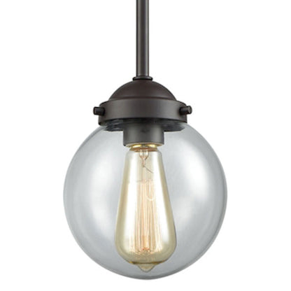 THOMAS CN129151 Beckett 6'' Wide 1-Light Mini Pendant - Oil Rubbed Bronze