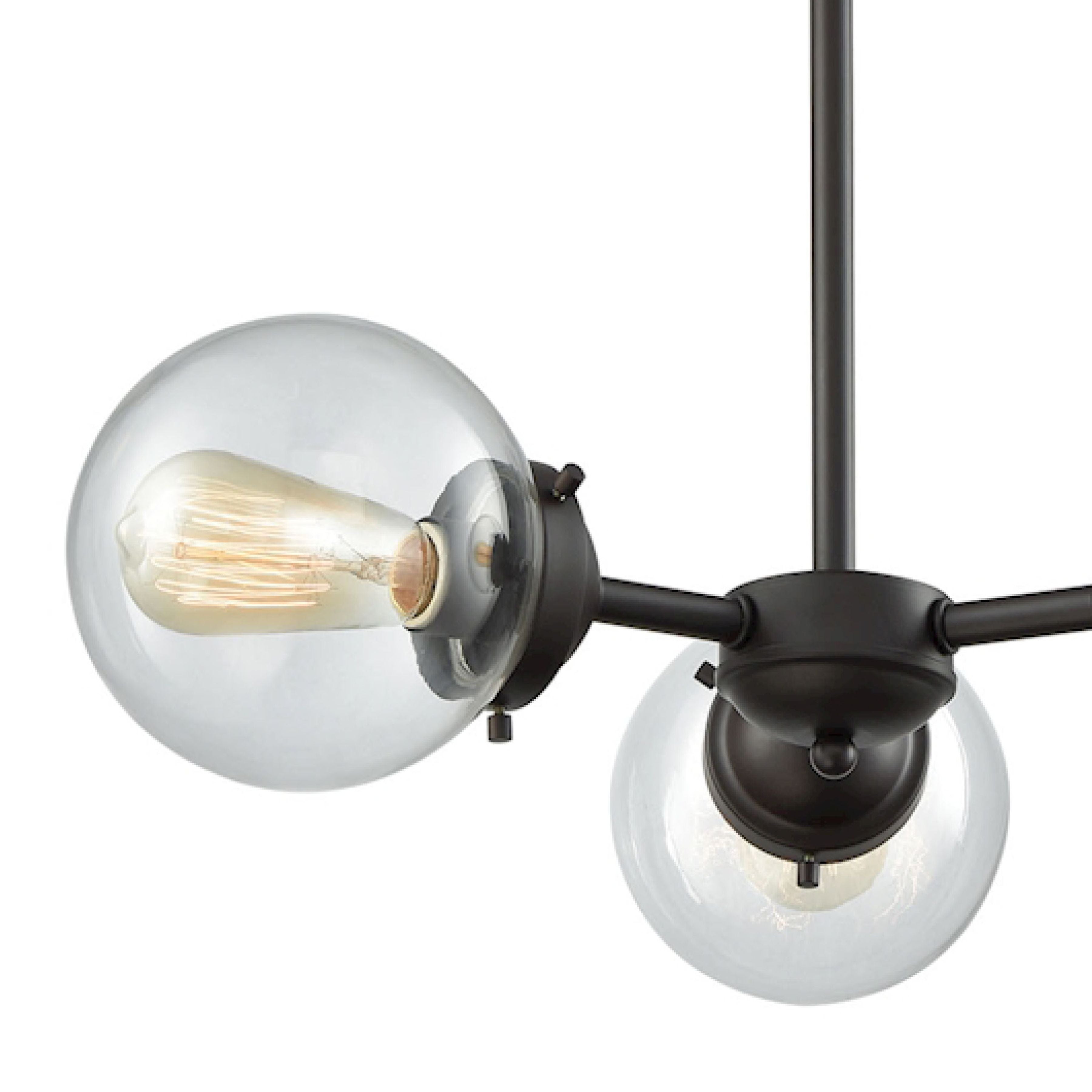 THOMAS CN129321 Beckett 22'' Wide 3-Light Chandelier - Oil Rubbed Bronze