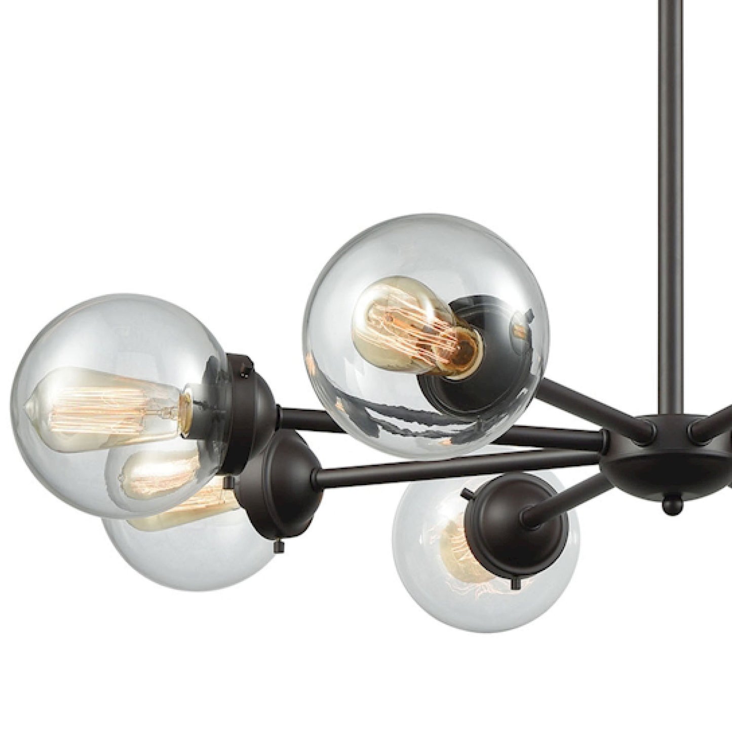 THOMAS CN129821 Beckett 37'' Wide 8-Light Chandelier - Oil Rubbed Bronze