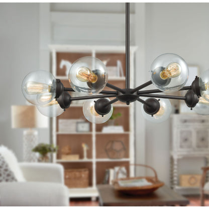 THOMAS CN129821 Beckett 37'' Wide 8-Light Chandelier - Oil Rubbed Bronze