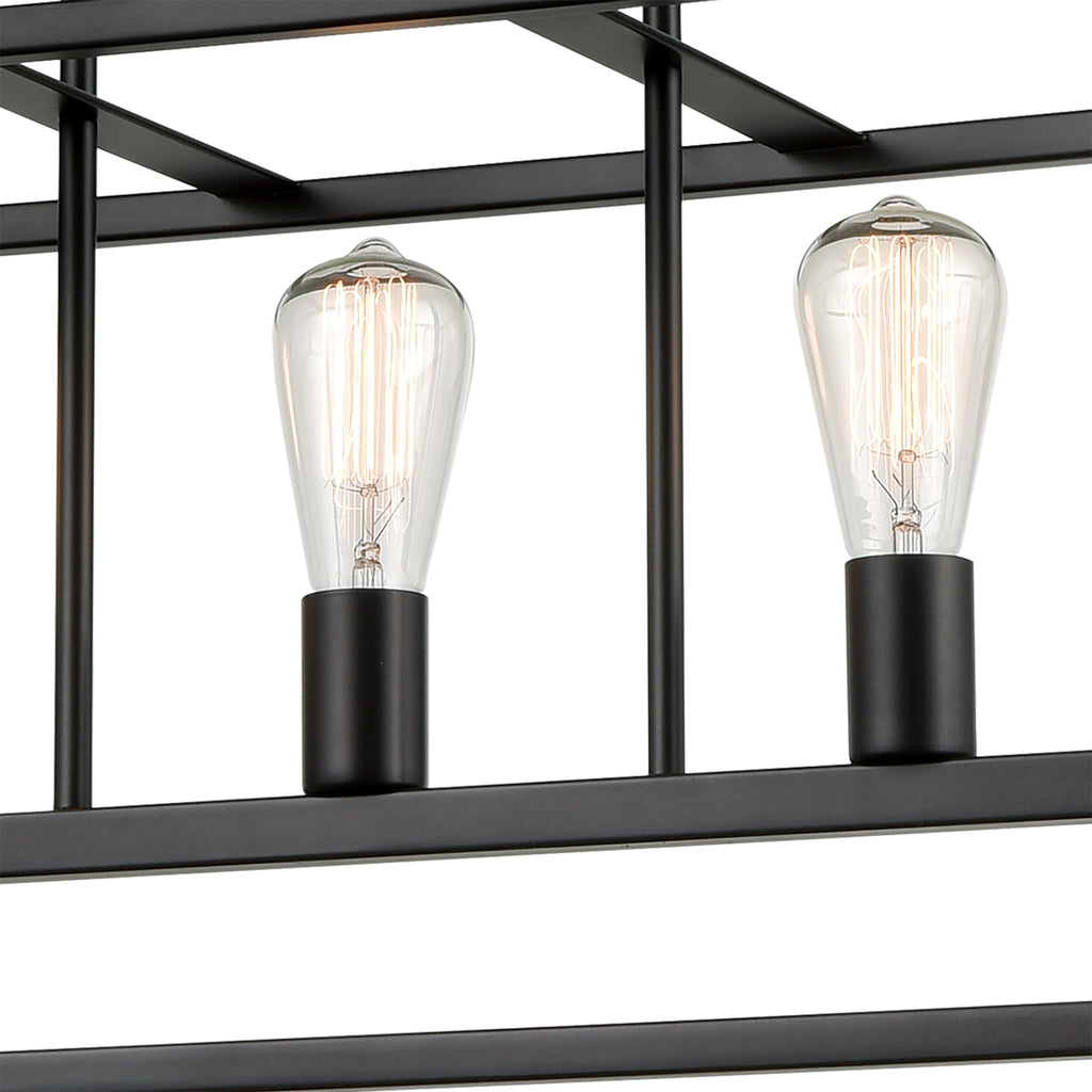 THOMAS CN150521 Williamsport 37'' Wide 5-Light Linear Chandelier - Oil Rubbed Bronze