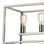 THOMAS CN150522 Williamsport 37'' Wide 5-Light Linear Chandelier - Brushed Nickel