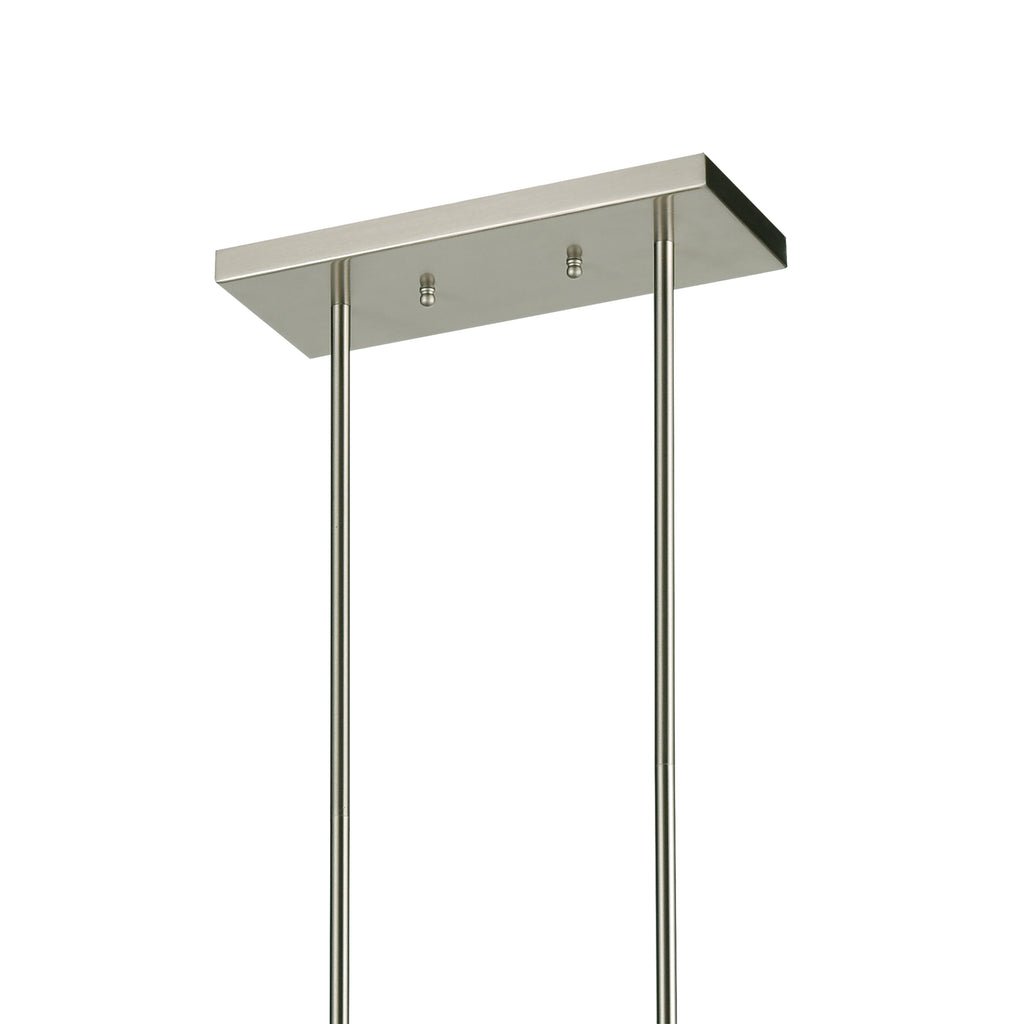 THOMAS CN150522 Williamsport 37'' Wide 5-Light Linear Chandelier - Brushed Nickel