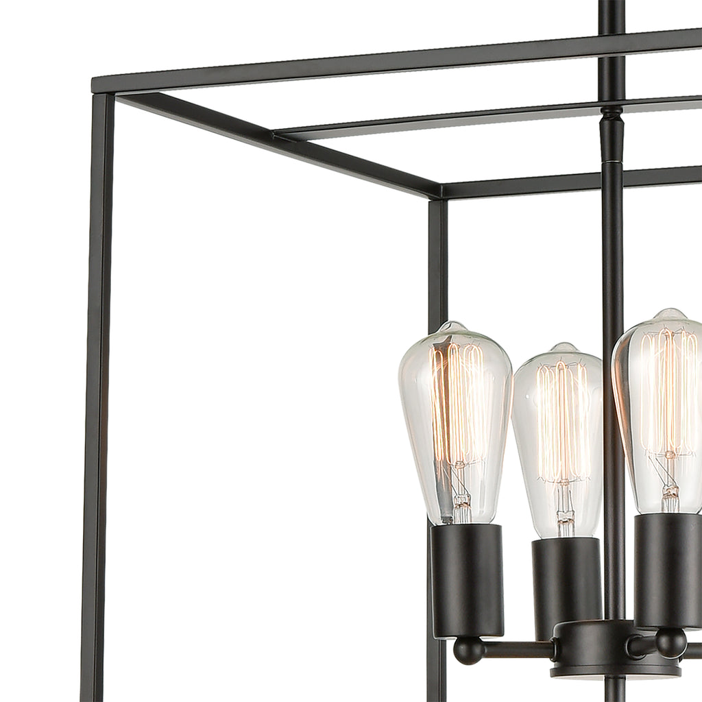 THOMAS CN150881 Williamsport 17'' Wide 8-Light Pendant - Oil Rubbed Bronze