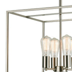 THOMAS CN150882 Williamsport 17'' Wide 8-Light Pendant - Brushed Nickel