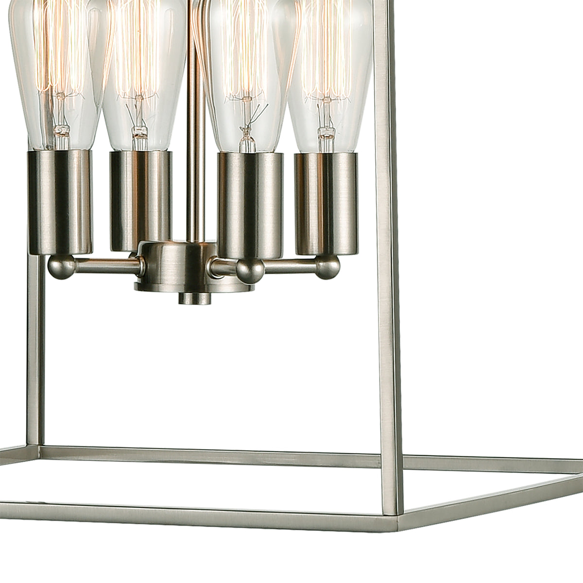 THOMAS CN150882 Williamsport 17'' Wide 8-Light Pendant - Brushed Nickel