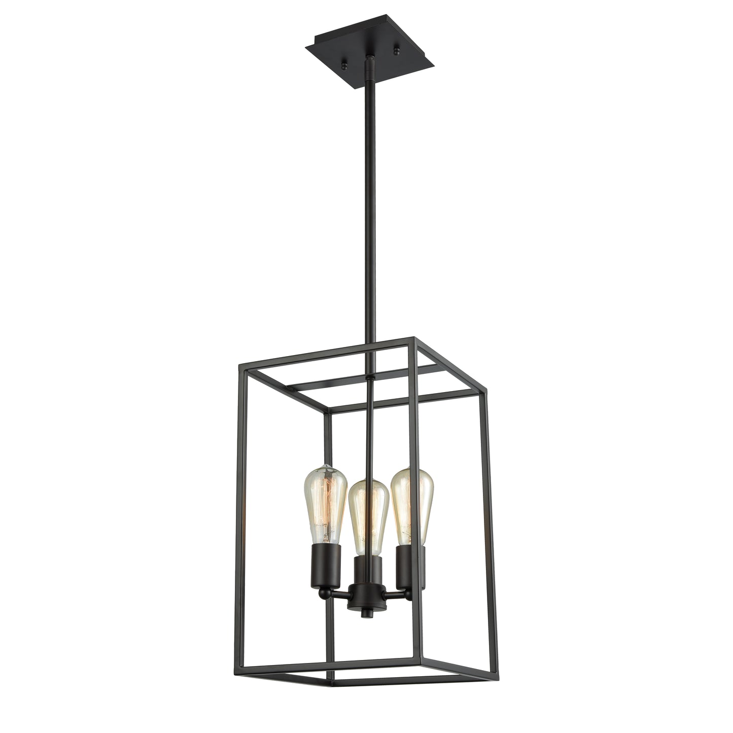 THOMAS CN15831 Williamsport 10'' Wide 3-Light Chandelier - Oil Rubbed Bronze