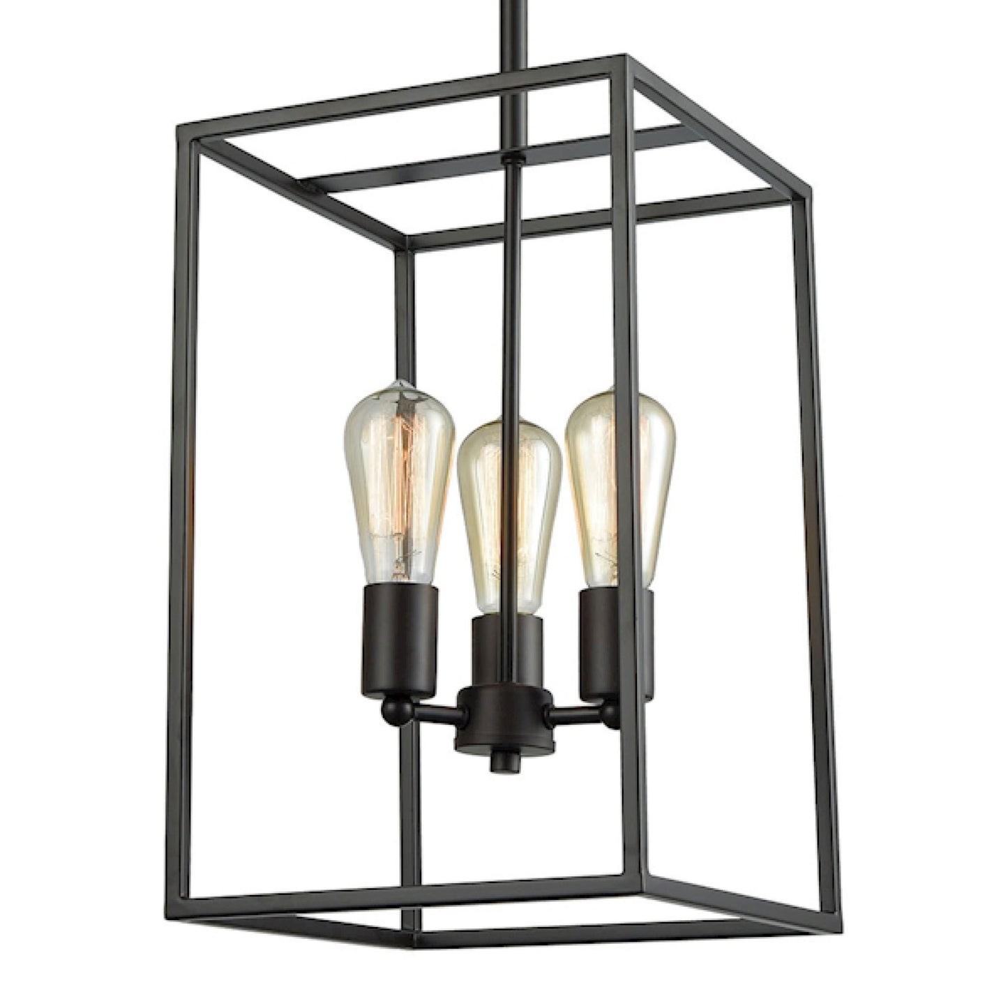 THOMAS CN15831 Williamsport 10'' Wide 3-Light Chandelier - Oil Rubbed Bronze