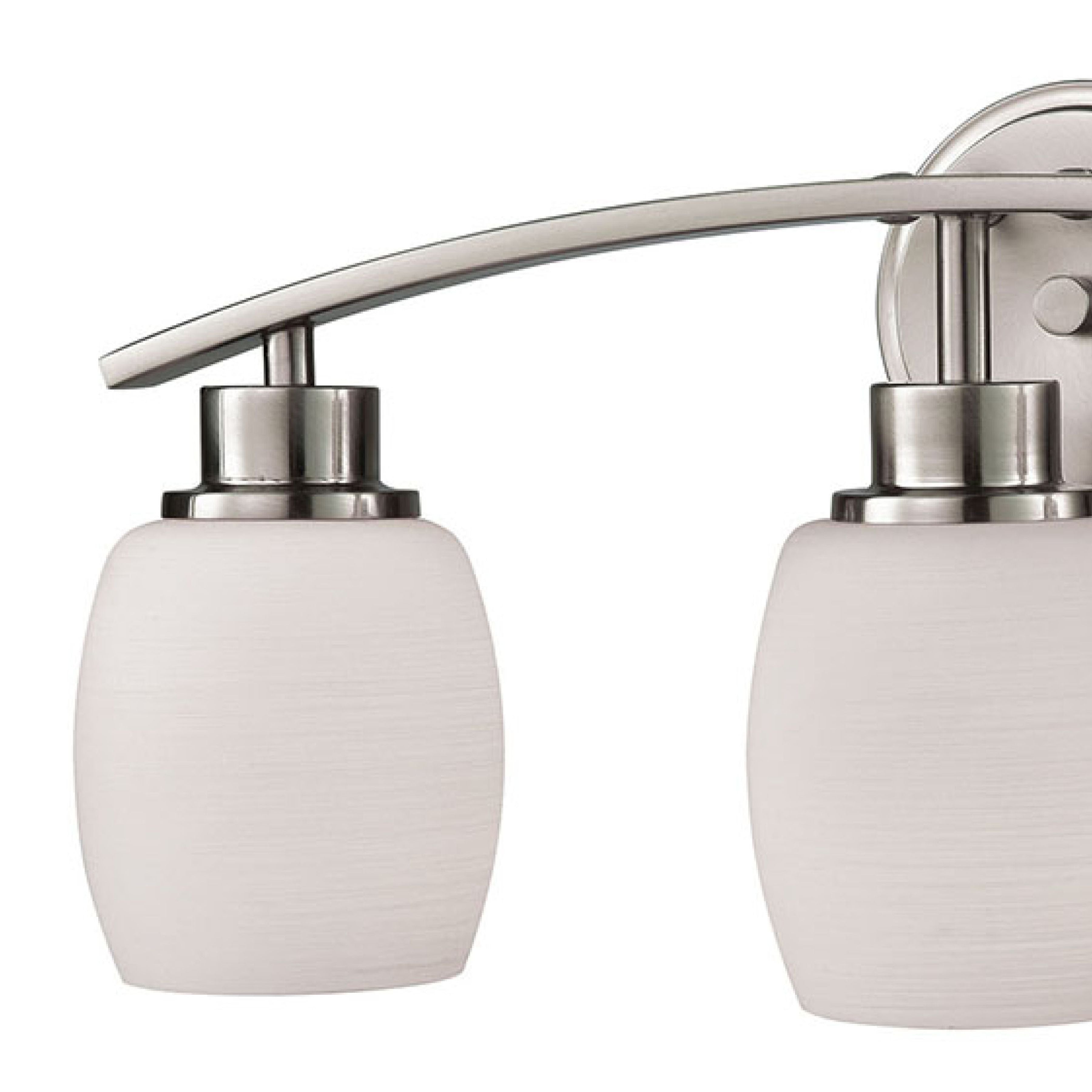 THOMAS CN170312 Casual Mission 20'' Wide 3-Light Vanity Light - Brushed Nickel