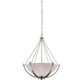 THOMAS CN170342 Casual Mission 21'' Wide 3-Light Chandelier - Brushed Nickel