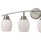 THOMAS CN170412 Casual Mission 28'' Wide 4-Light Vanity Light - Brushed Nickel