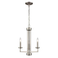 THOMAS CN240322 West End 15'' Wide 3-Light Chandelier - Brushed Nickel