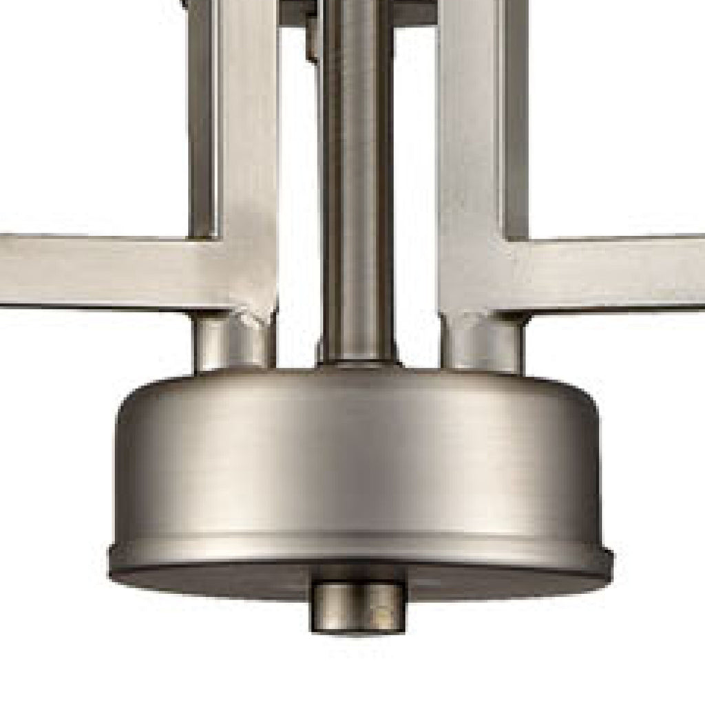 THOMAS CN240322 West End 15'' Wide 3-Light Chandelier - Brushed Nickel