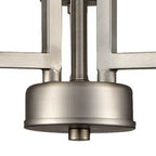 THOMAS CN240322 West End 15'' Wide 3-Light Chandelier - Brushed Nickel