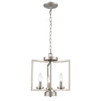 THOMAS CN240382 West End 14.5'' Wide 3-Light Semi Flush Mount - Brushed Nickel