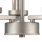 THOMAS CN240382 West End 14.5'' Wide 3-Light Semi Flush Mount - Brushed Nickel