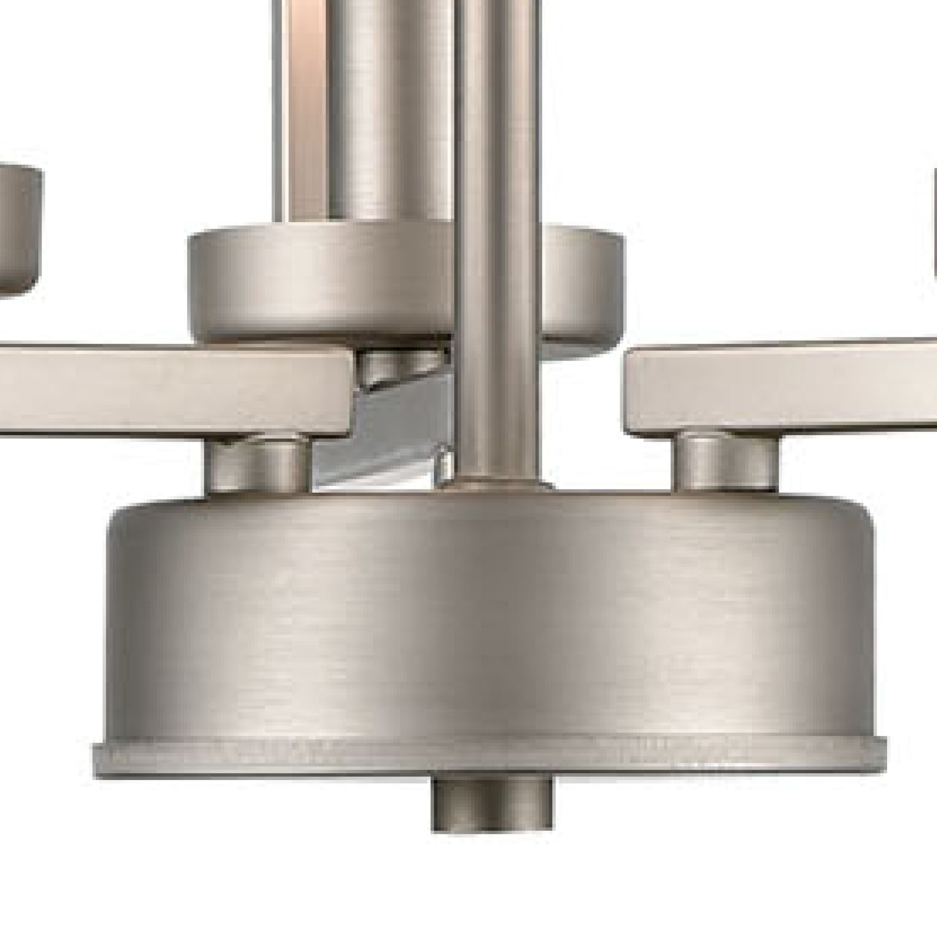 THOMAS CN240382 West End 14.5'' Wide 3-Light Semi Flush Mount - Brushed Nickel