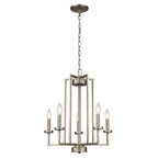THOMAS CN240522 West End 20'' Wide 6-Light Chandelier - Brushed Nickel