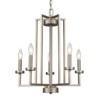THOMAS CN240522 West End 20'' Wide 6-Light Chandelier - Brushed Nickel