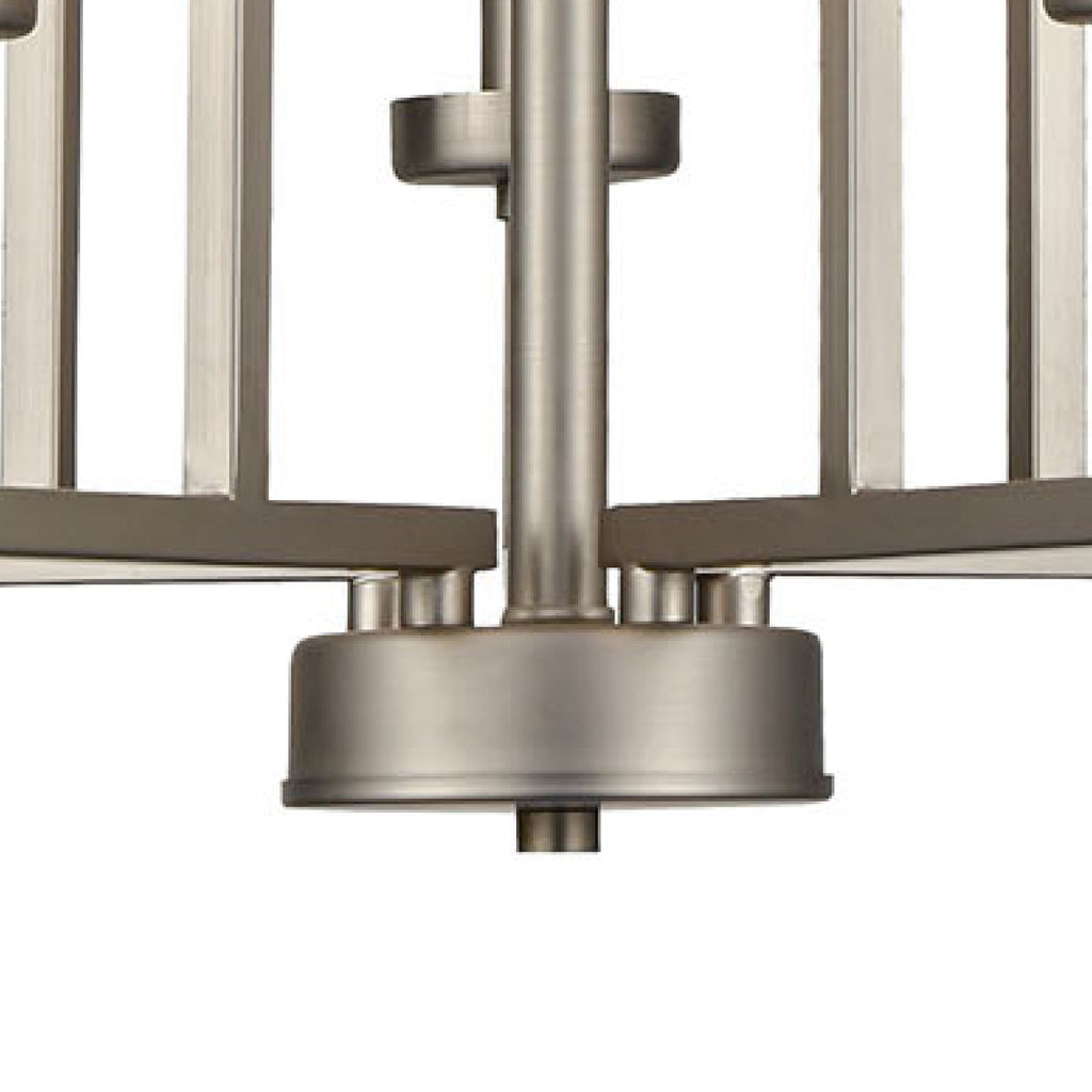 THOMAS CN240522 West End 20'' Wide 6-Light Chandelier - Brushed Nickel