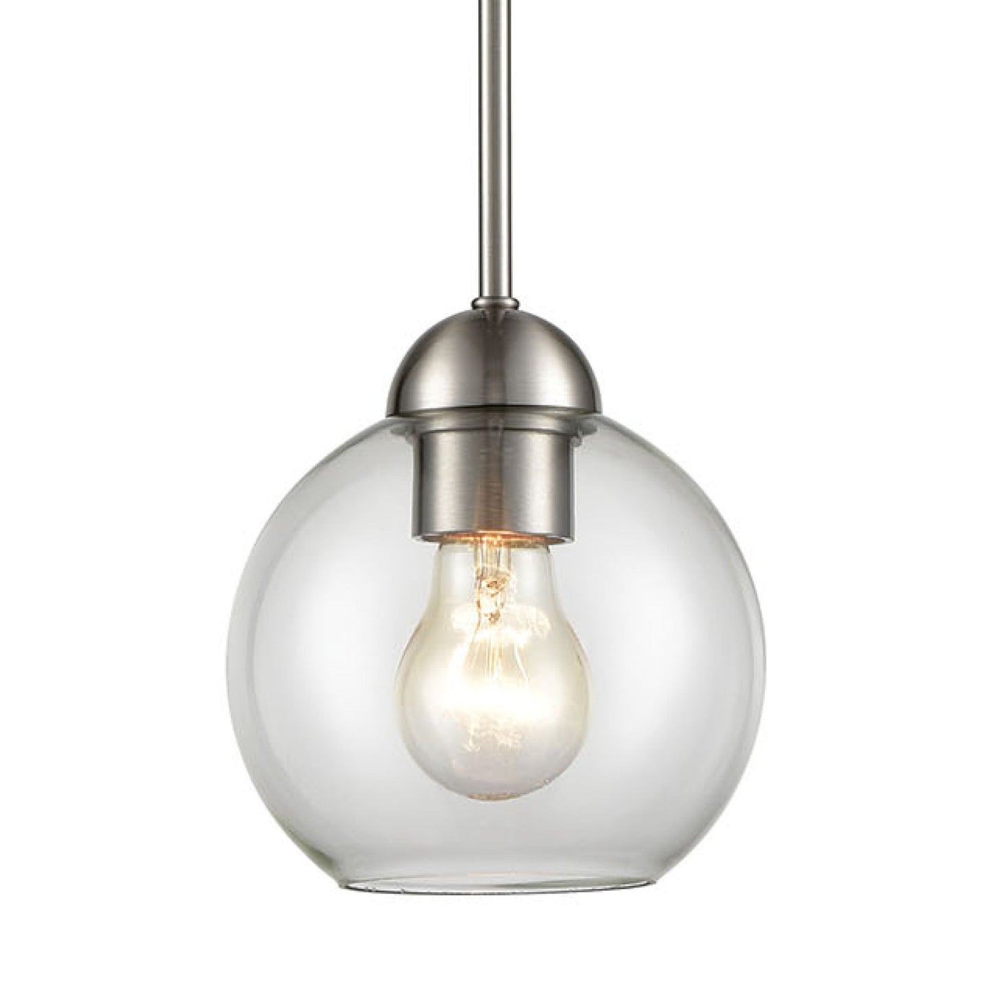 THOMAS CN280152 Astoria 6'' Wide 1-Light Mini Pendant - Brushed Nickel