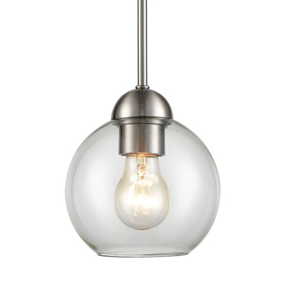 THOMAS CN280152 Astoria 6'' Wide 1-Light Mini Pendant - Brushed Nickel