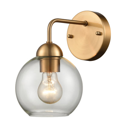 THOMAS CN280175 Astoria 9.5'' High 1-Light Sconce - Satin Gold