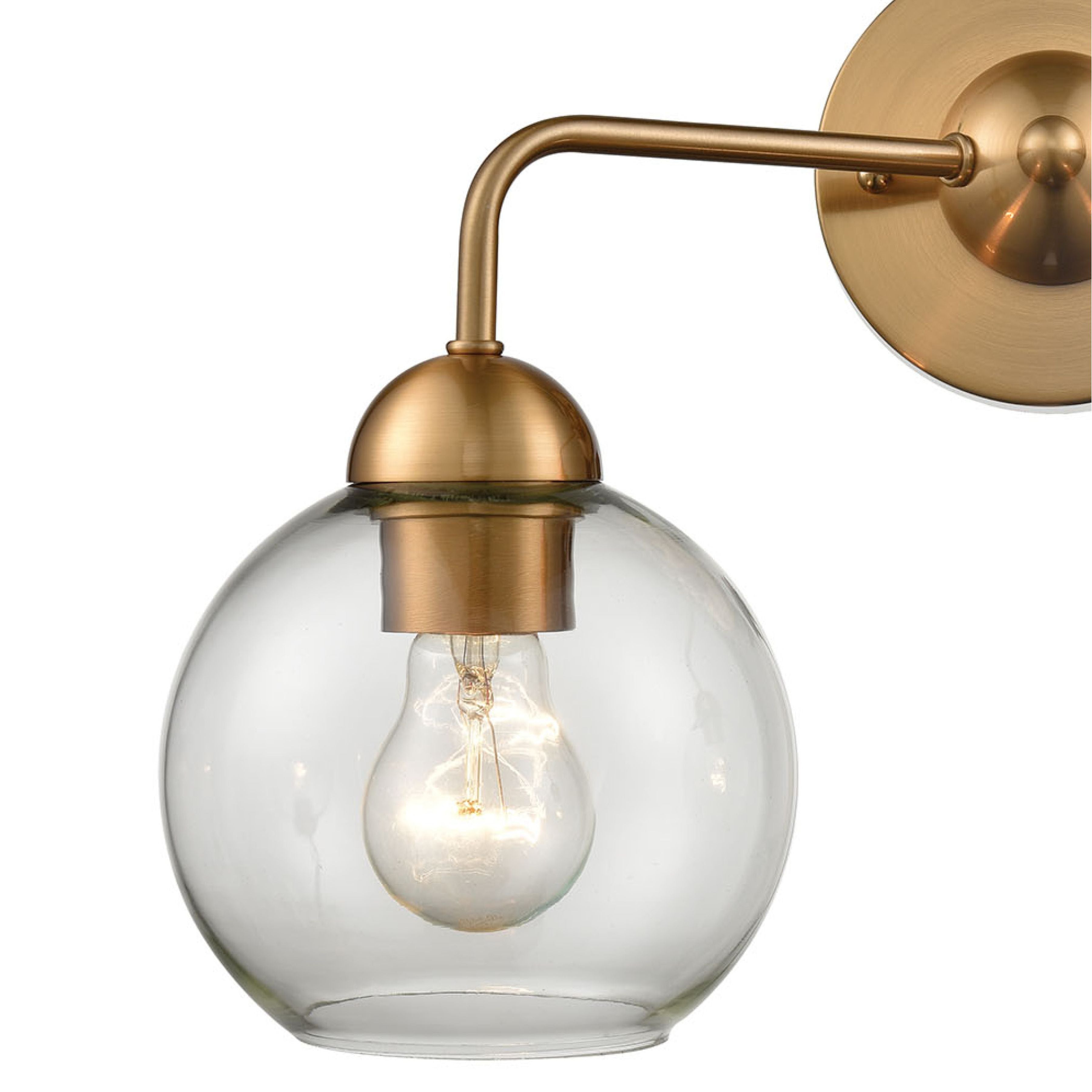 THOMAS CN280215 Astoria 16'' Wide 2-Light Vanity Light - Satin Gold