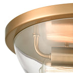 THOMAS CN280235 Astoria 13.5'' Wide 2-Light Flush Mount - Satin Gold